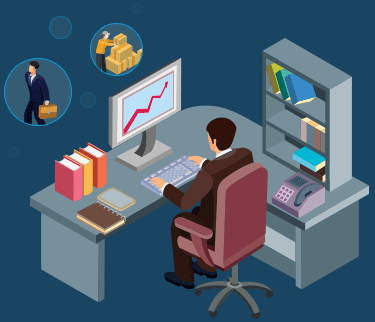 Onlilne ordering portal in distribution management software