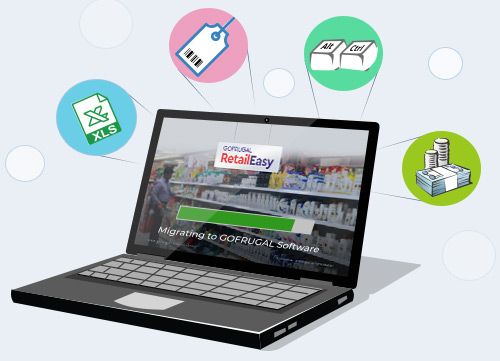 5 migration steps for change existing software to Gofrugal POS 5 steps migration process for existing software to Gofrugal POS