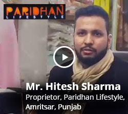 Customer feedback - Paridhan Lifestyle
