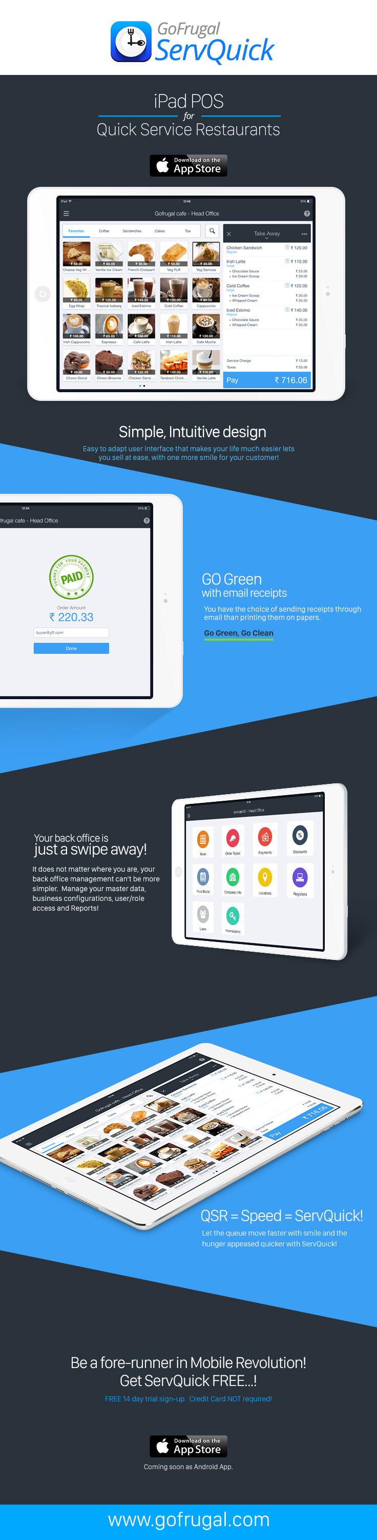 iPad pos for restaurant