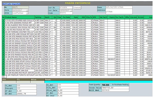 Simplified stock inward using erp software for wholesale distributors