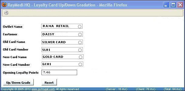 Customer Loyalty Cards