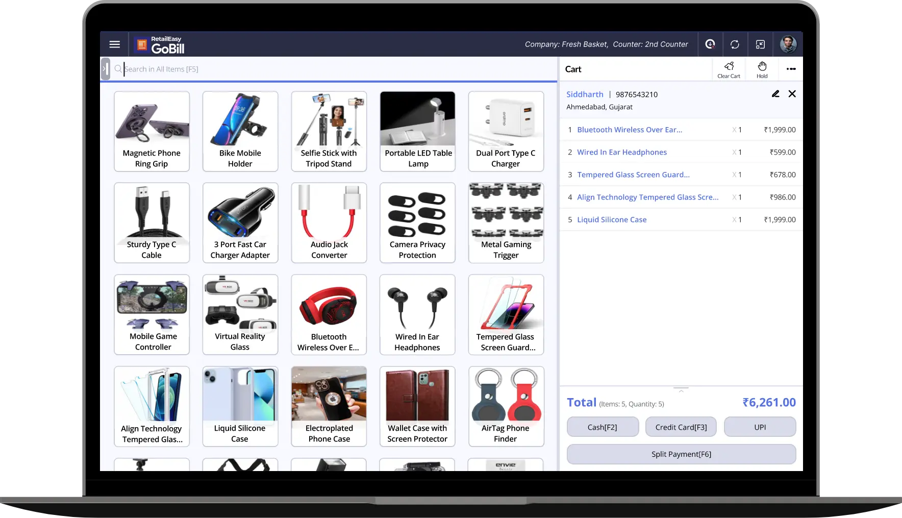 Electronic POS software